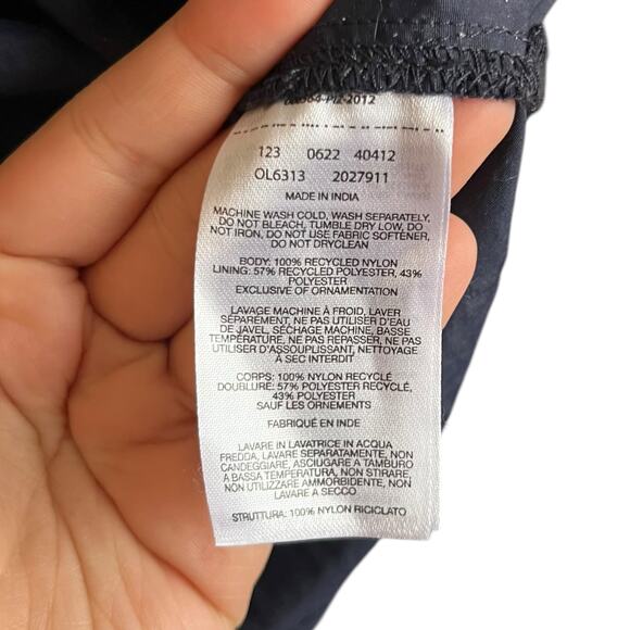 Mountain Hardwear Women's Stryder Long Sleeve Shirt Blue Snap Button Up Size L - Picture 13 of 14